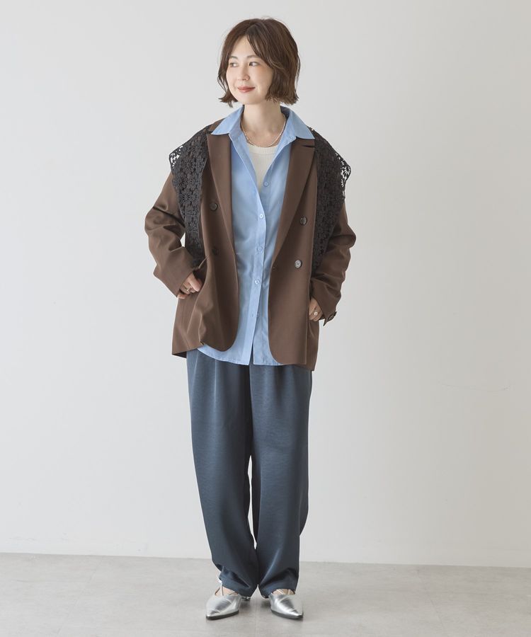 AMERICAN HOLIC「【イージーケア】サテンカーブパンツ」|その他|