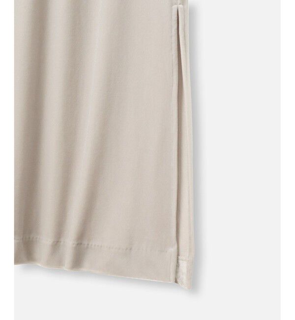 allureville「ベロアサイドスリットキャミワンピース」|ワンピース|