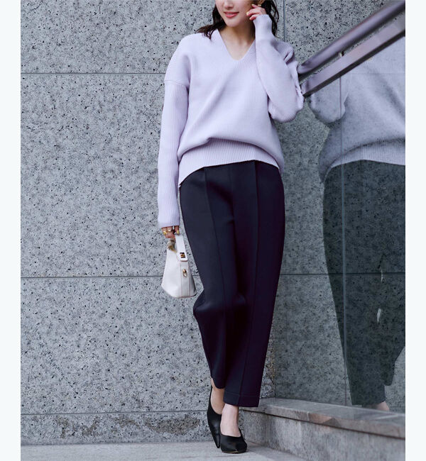 ur's「【井川沙耶香さんコラボアイテム】ダンボールコクーンパンツ」|スラックス|