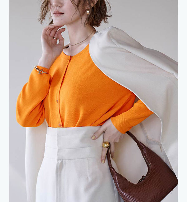 ur's「ゴールド釦サマーニットカーディガン」|ニット・セーター|