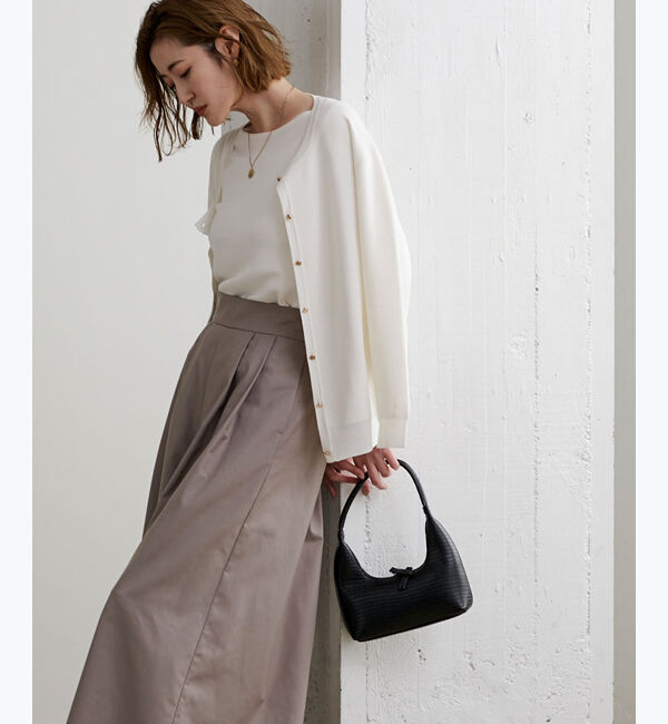 ur's「ゴールド釦サマーニットカーディガン」|ニット・セーター|