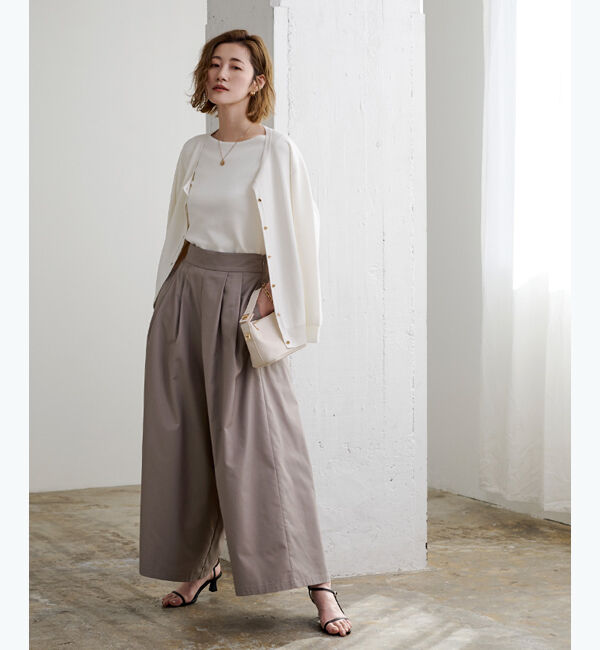 ur's「ゴールド釦サマーニットカーディガン」|ニット・セーター|