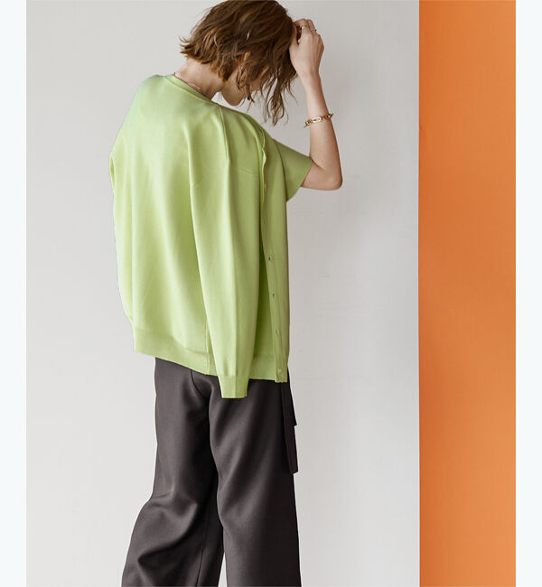 ur's「ゴールド釦サマーニットカーディガン」|ニット・セーター|