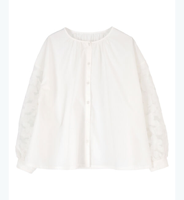 titivate「シアージャガードスリーブブラウス」|シャツ・ブラウス|