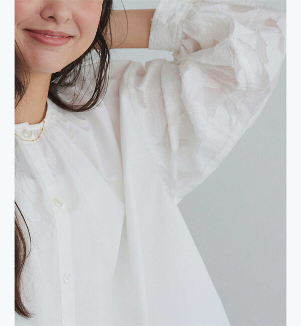 titivate「シアージャガードスリーブブラウス」|シャツ・ブラウス|