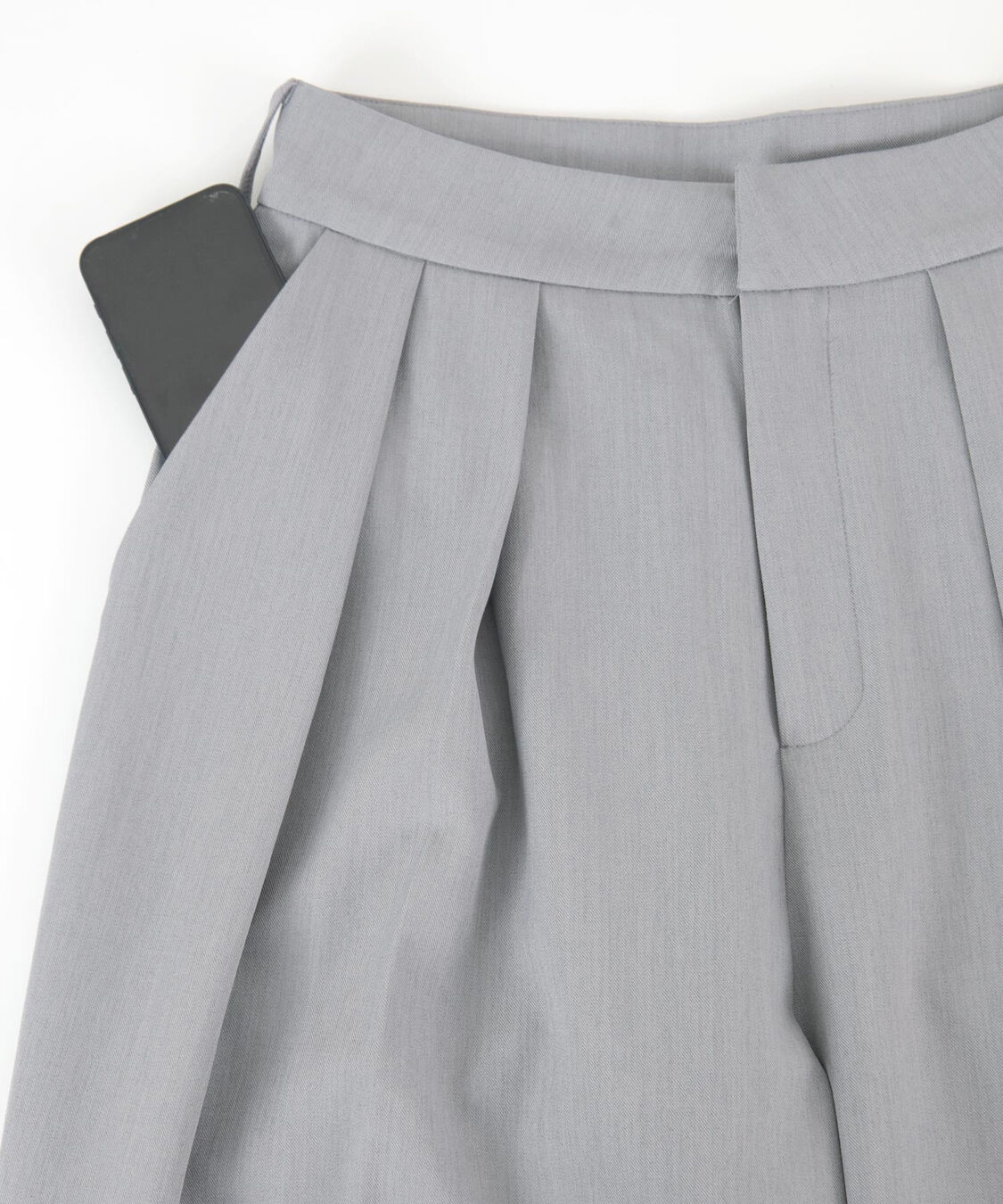 titivate「インタックセンタープレスワイドパンツ」|スラックス|