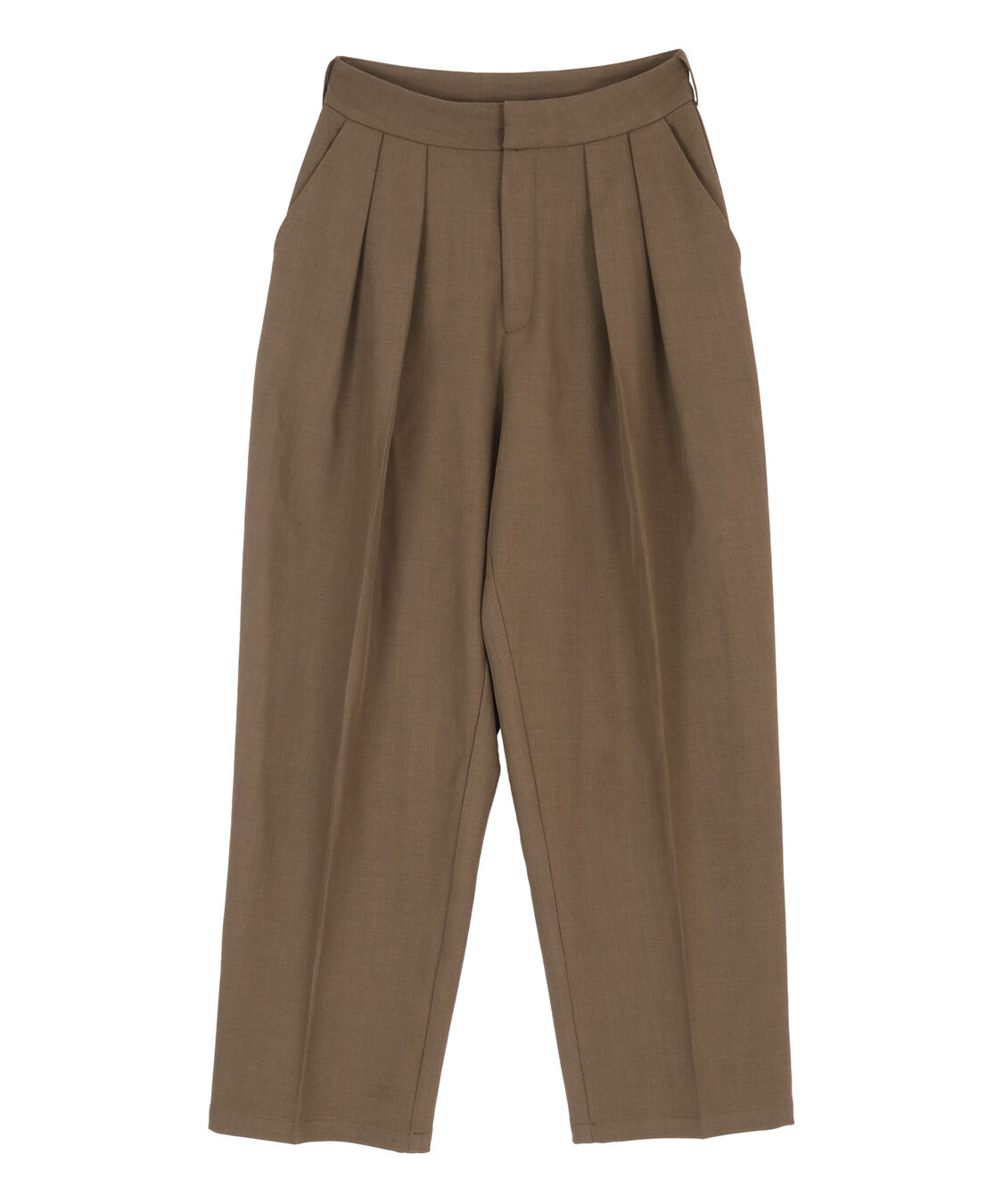 titivate「インタックセンタープレスワイドパンツ」|スラックス|