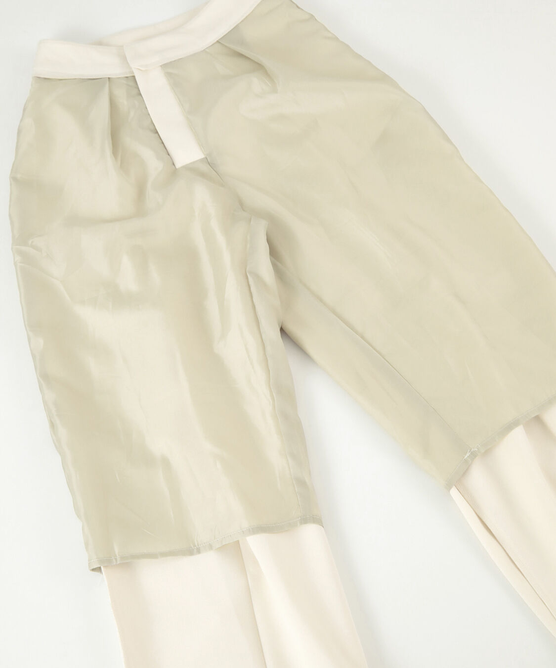 titivate「インタックセンタープレスワイドパンツ」|スラックス|