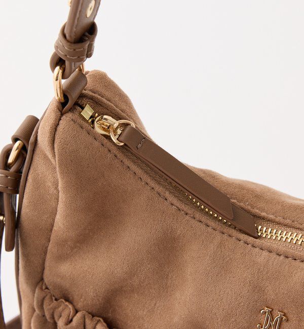  「ミニバッグチャーム付きドロストリボンバッグ」|ショルダー・メッセンジャー|