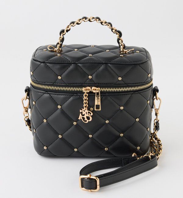  「WEB限定/チャーム付きキルティングバニティバッグ」|ショルダー・メッセンジャー|