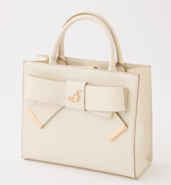  「【WEB限定】リボンモチーフトートバッグ／ショルダーにもなる」|ショルダー・メッセンジャー|