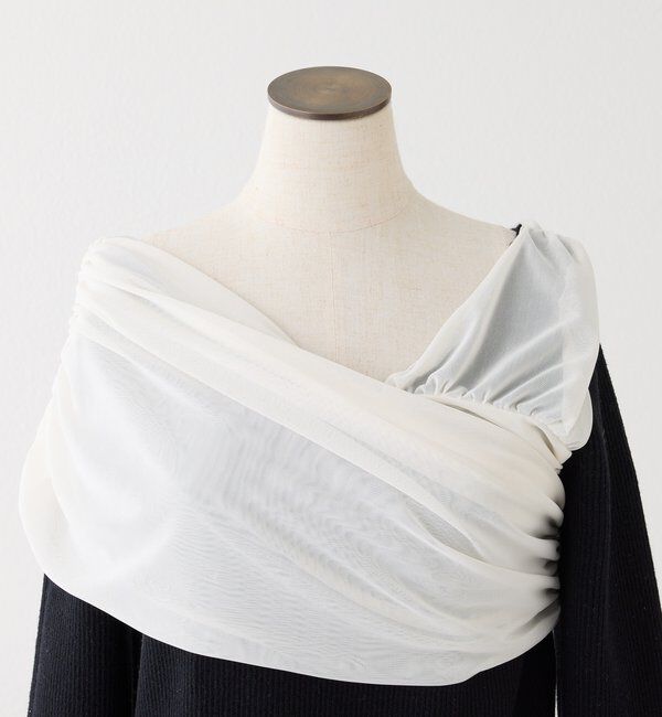  「異素材ドッキングオフショルニット」|ニット・セーター|