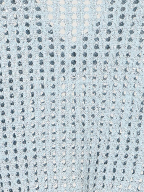 Te chichi TERRASSE「スパンコールメッシュVネックベスト」|ニット・セーター|