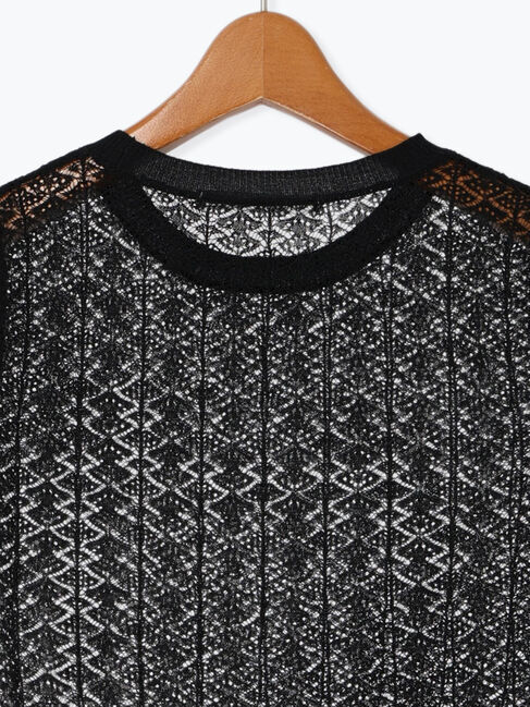 Lugnoncure「レース編みノースリーブニット」|ニット・セーター|