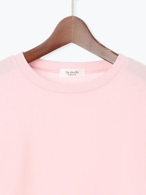 Te chichi TERRASSE「レースヘムシャーリングTシャツ」|Tシャツ・カットソー|