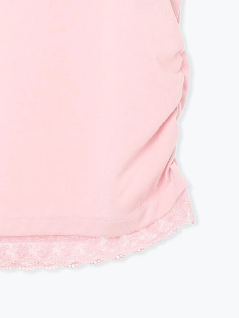 Te chichi TERRASSE「レースヘムシャーリングTシャツ」|Tシャツ・カットソー|