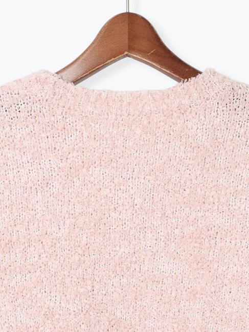 Te chichi TERRASSE「リボンヤーンハーフスリーブニット」|ニット・セーター|