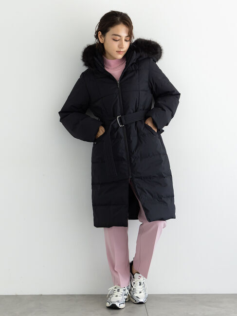 Te chichi「【宮本茉由着用】フードロングダウンコート」|その他|