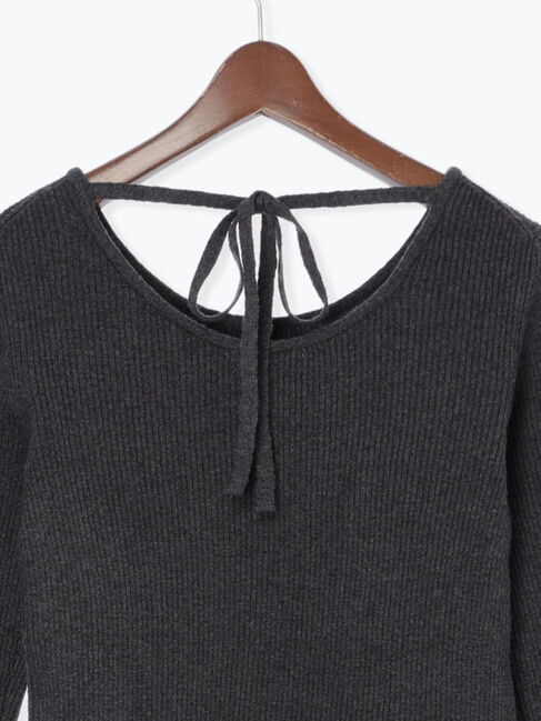 Te chichi「【宮本茉由着用】リブニットドッキングアシメワンピース」|ワンピース|