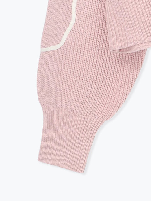 Te chichi TERRASSE「畦編みコード刺繍ニットプルオーバー」|ニット・セーター|