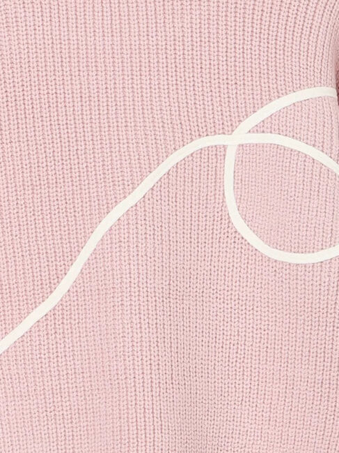 Te chichi TERRASSE「畦編みコード刺繍ニットプルオーバー」|ニット・セーター|