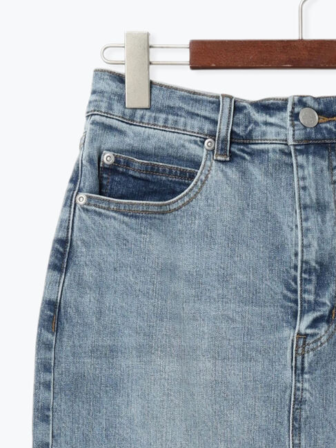 Te chichi「デニムトラペーズスカート」|スカート|