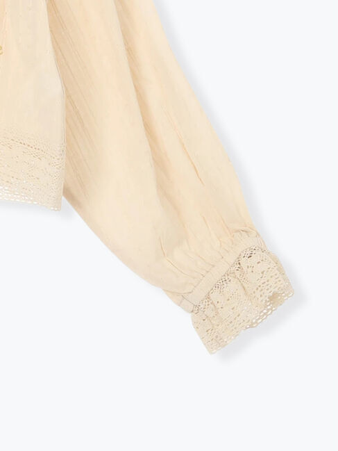 Samansa Mos2「ランダム刺繍入りブラウス」|シャツ・ブラウス|