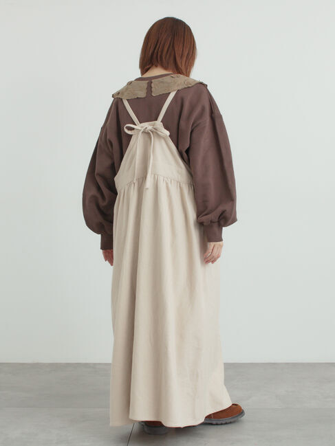 Samansa Mos2「裏毛3Dレース襟付きスウェット」|Tシャツ・カットソー|