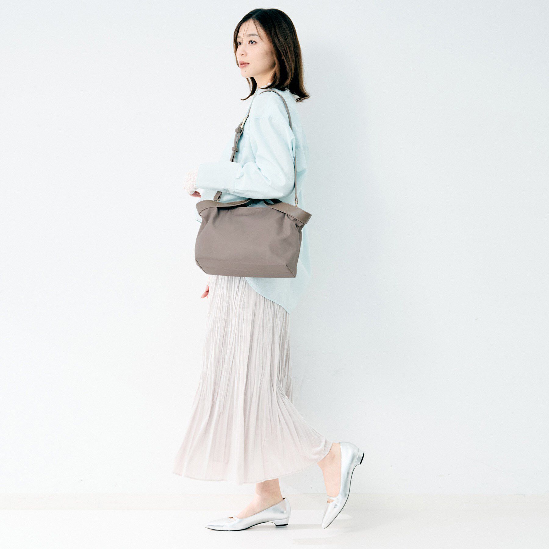 UNTITLED「ワイドナイロントート」|トートバッグ|