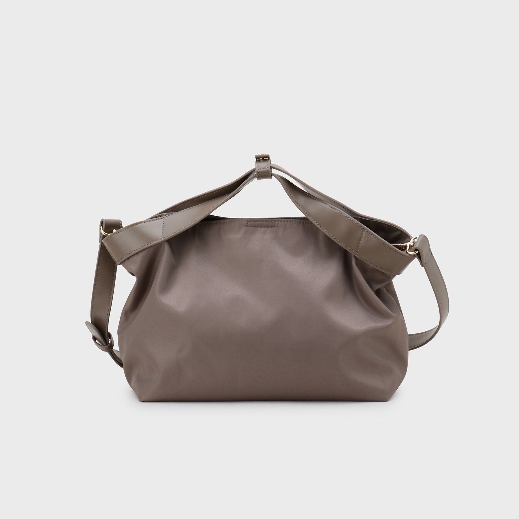 UNTITLED「ワイドナイロントート」|トートバッグ|トープ(054)