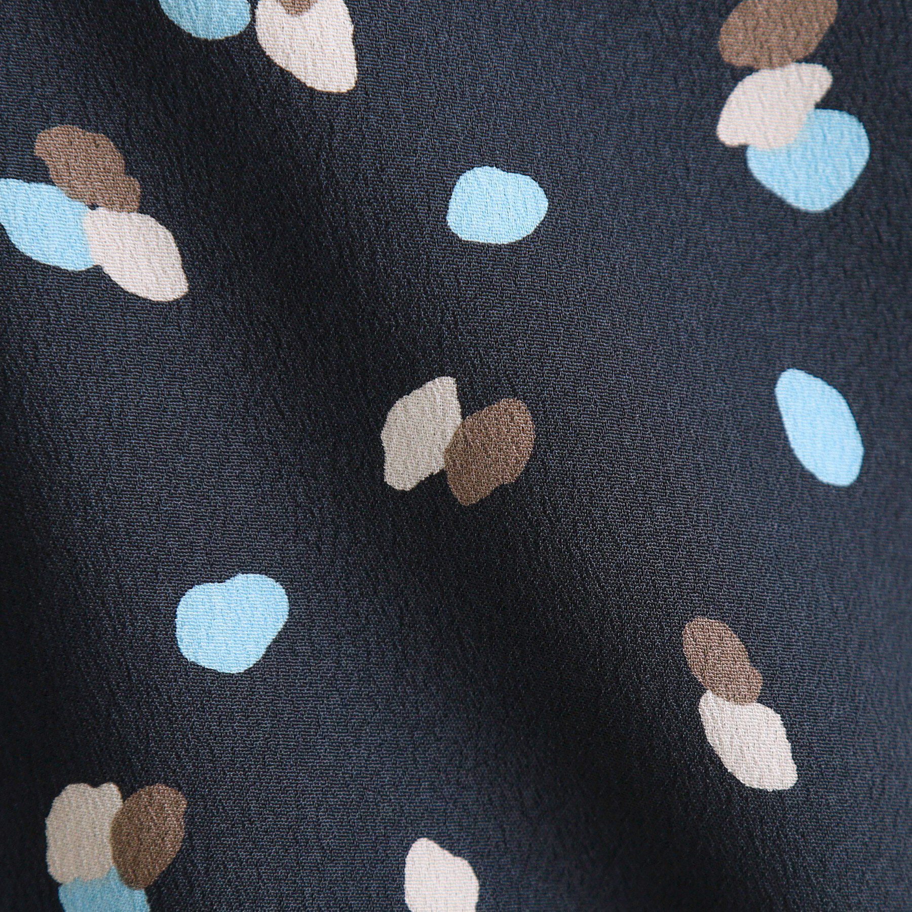 Reflect「【通勤・おでかけにおすすめ◎】フラワープリントボウタイワンピース」|ワンピース|