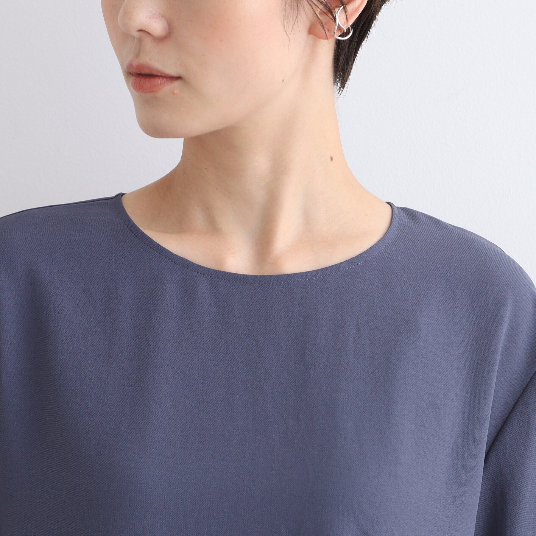 INDIVI「【洗える／UVケア／SETUP可能】バックシャンブラウス」|シャツ・ブラウス|