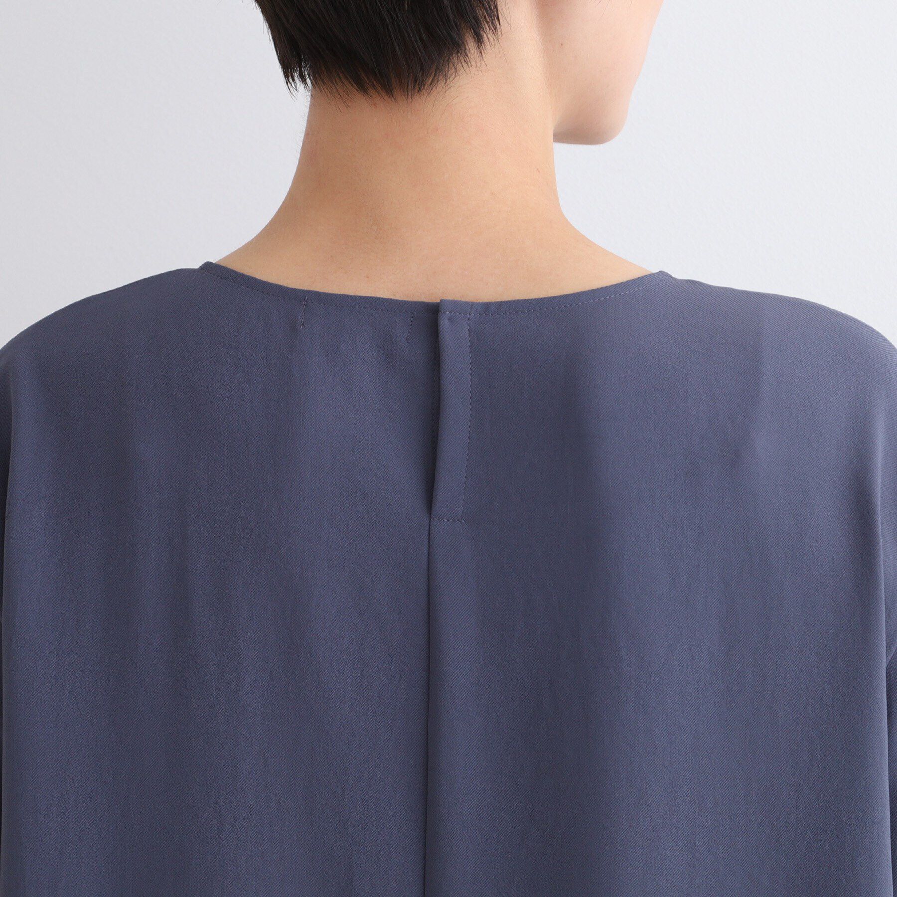 INDIVI「【洗える／UVケア／SETUP可能】バックシャンブラウス」|シャツ・ブラウス|