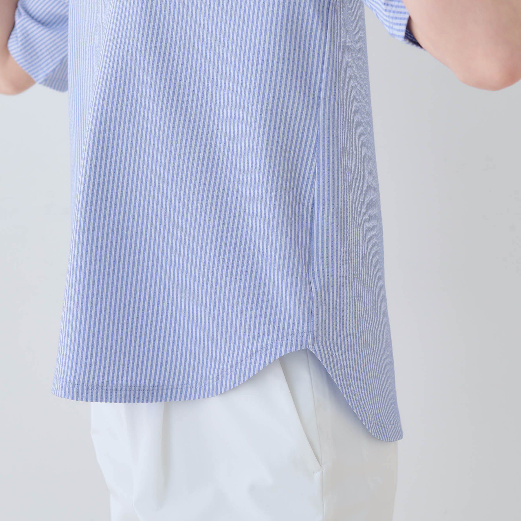 INDIVI「【洗える】サッカー素材カットソー」|Tシャツ・カットソー|