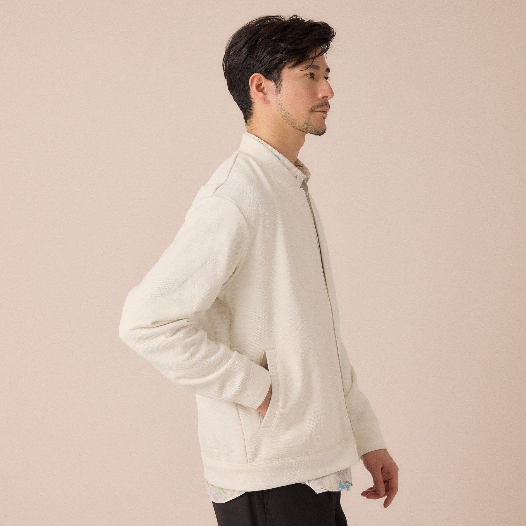 TAKEO KIKUCHI「スライドパズル ジャカード ブルゾン」|ブルゾン・スタジャン|