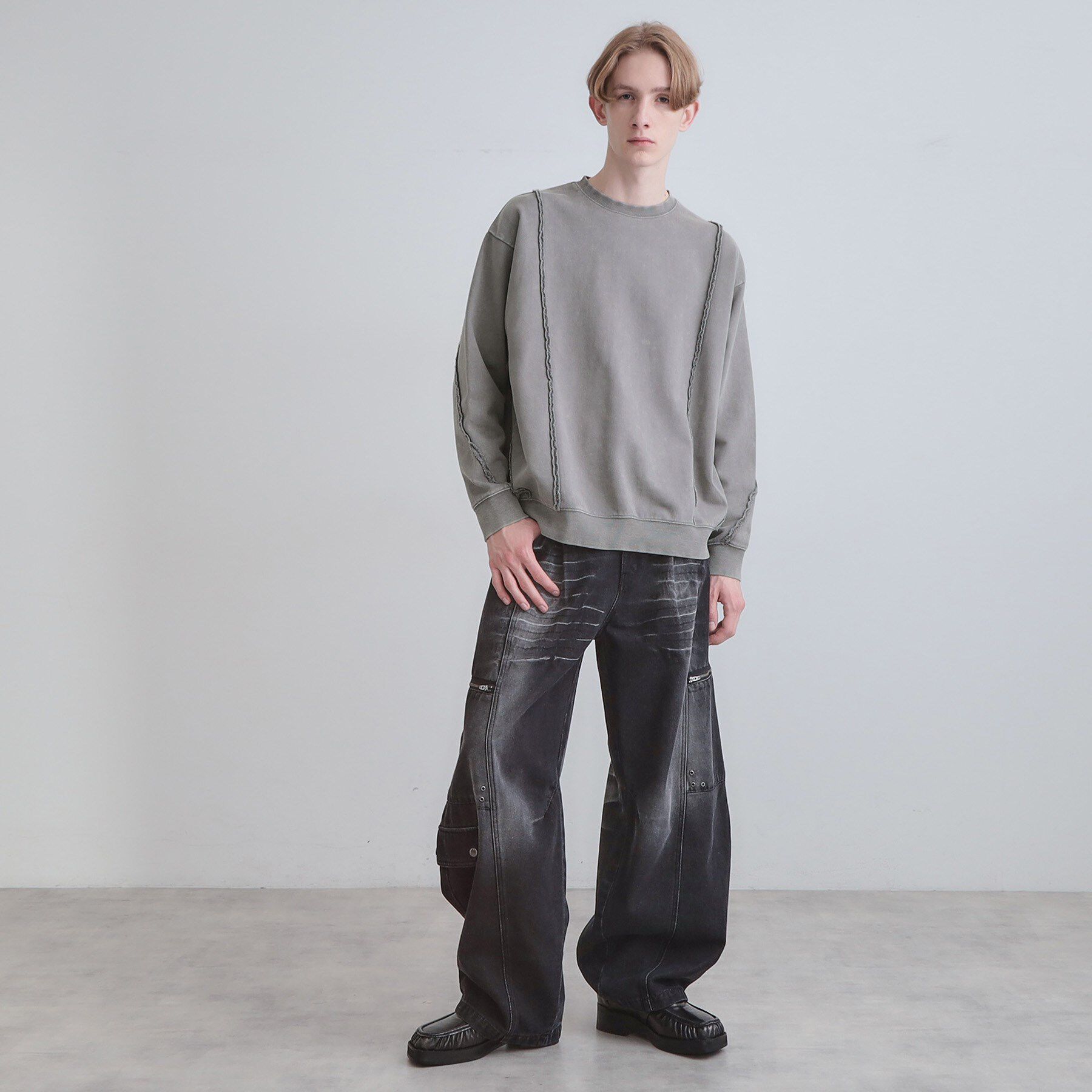 tk.TAKEO KIKUCHI「ヘヴィウェイトヴィンテージプルオーバー」|パーカー|