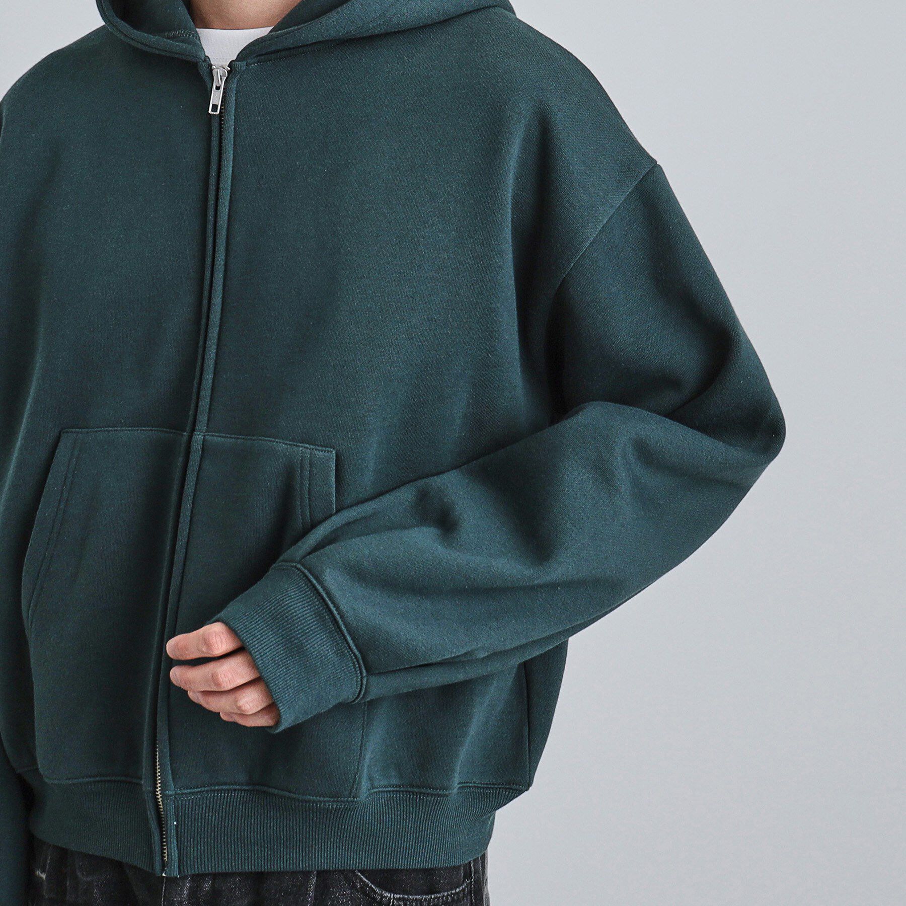 tk.TAKEO KIKUCHI「ボリュームスリーブジップパーカ」|パーカー|