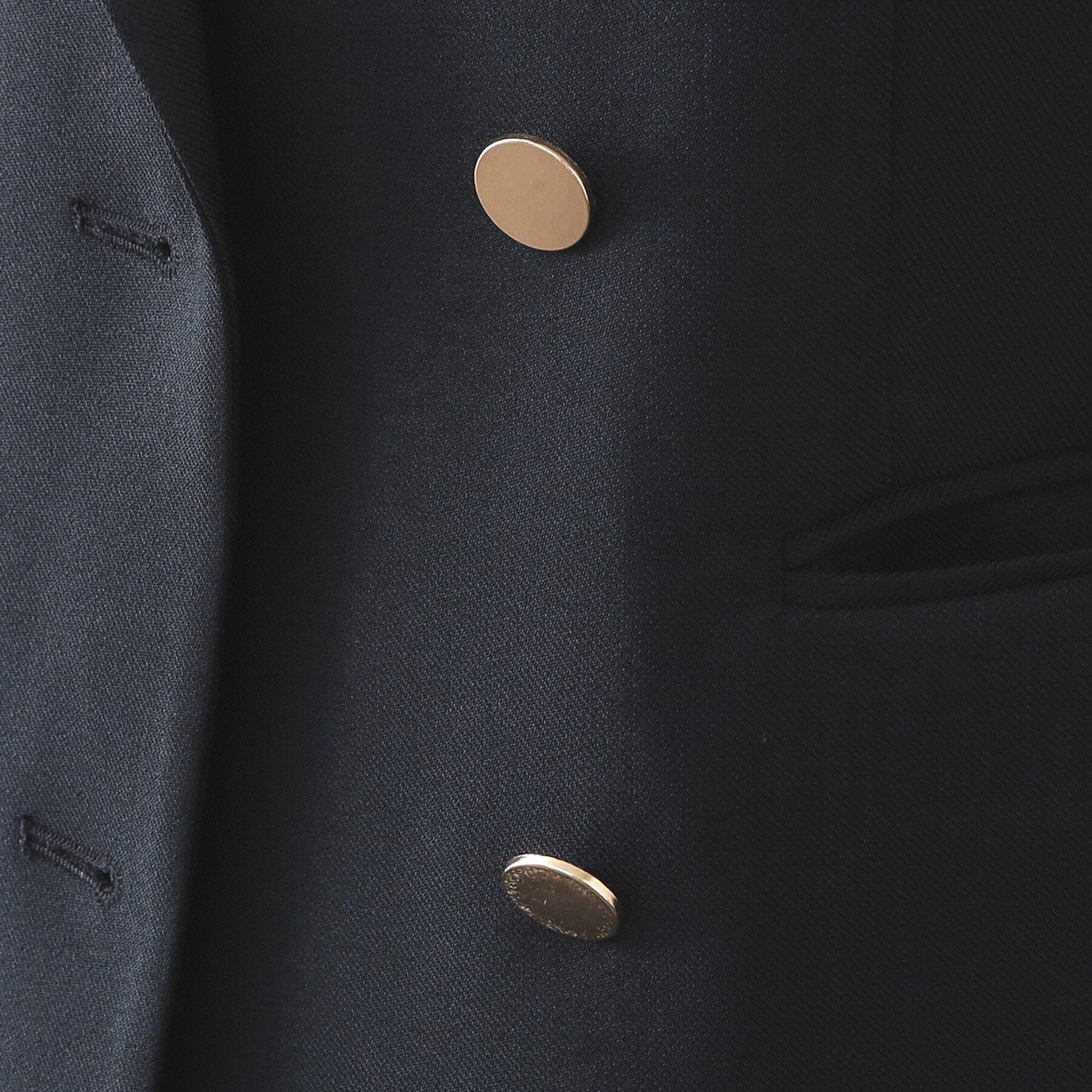 OPAQUE.CLIP「金ボタンダブルブレストテーラードジレ/セットアップ対応【洗える】《S～LL》」|ベスト・ジレ|