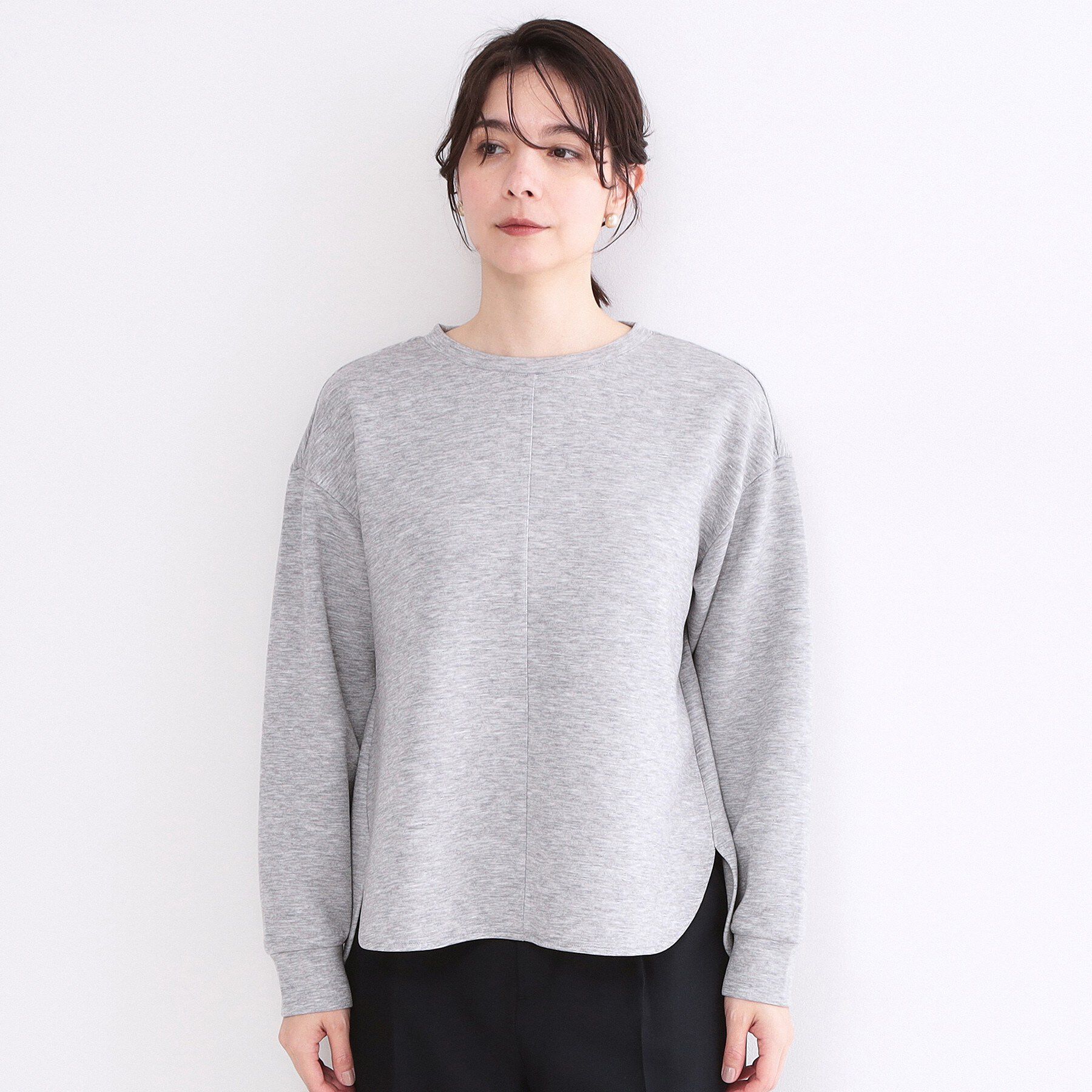 OPAQUE.CLIP「リラクシーボリュームスリーブトップス【洗濯機OK】」|Tシャツ・カットソー|