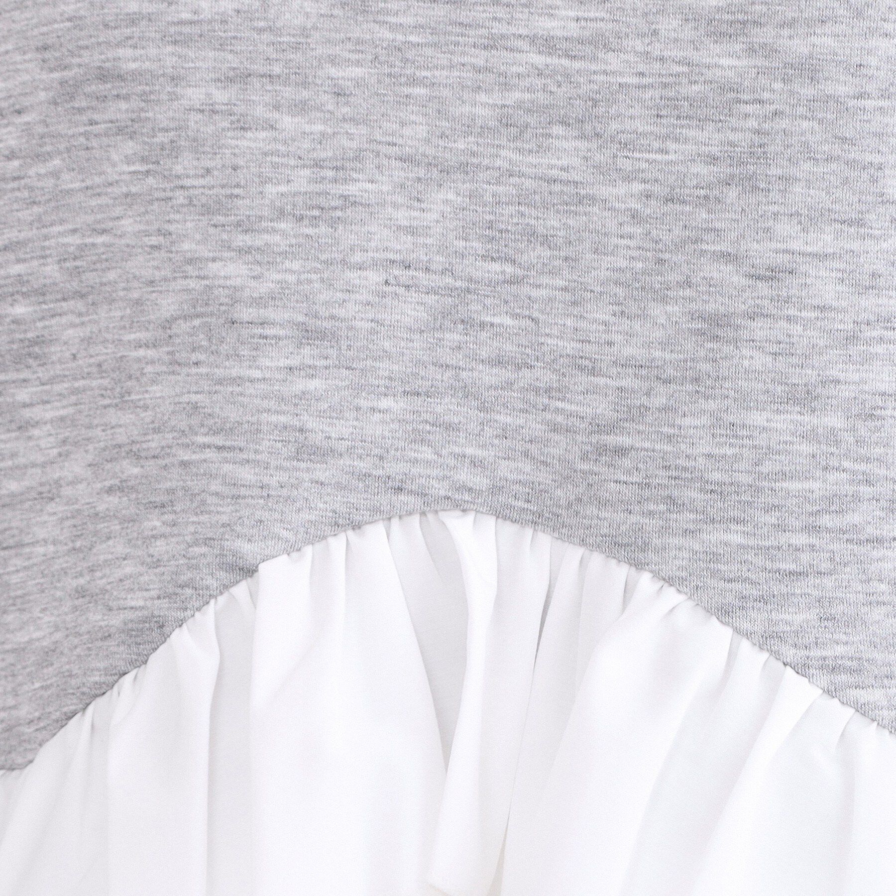 OPAQUE.CLIP「裾フリルドッキングトップス【洗濯機OK】」|Tシャツ・カットソー|