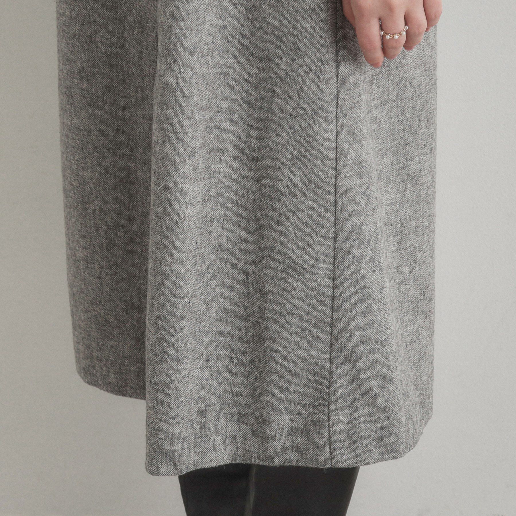 Couture broach「【ハレの日・通勤】フリンジツイードジャンスカ」|ジャンパースカート|