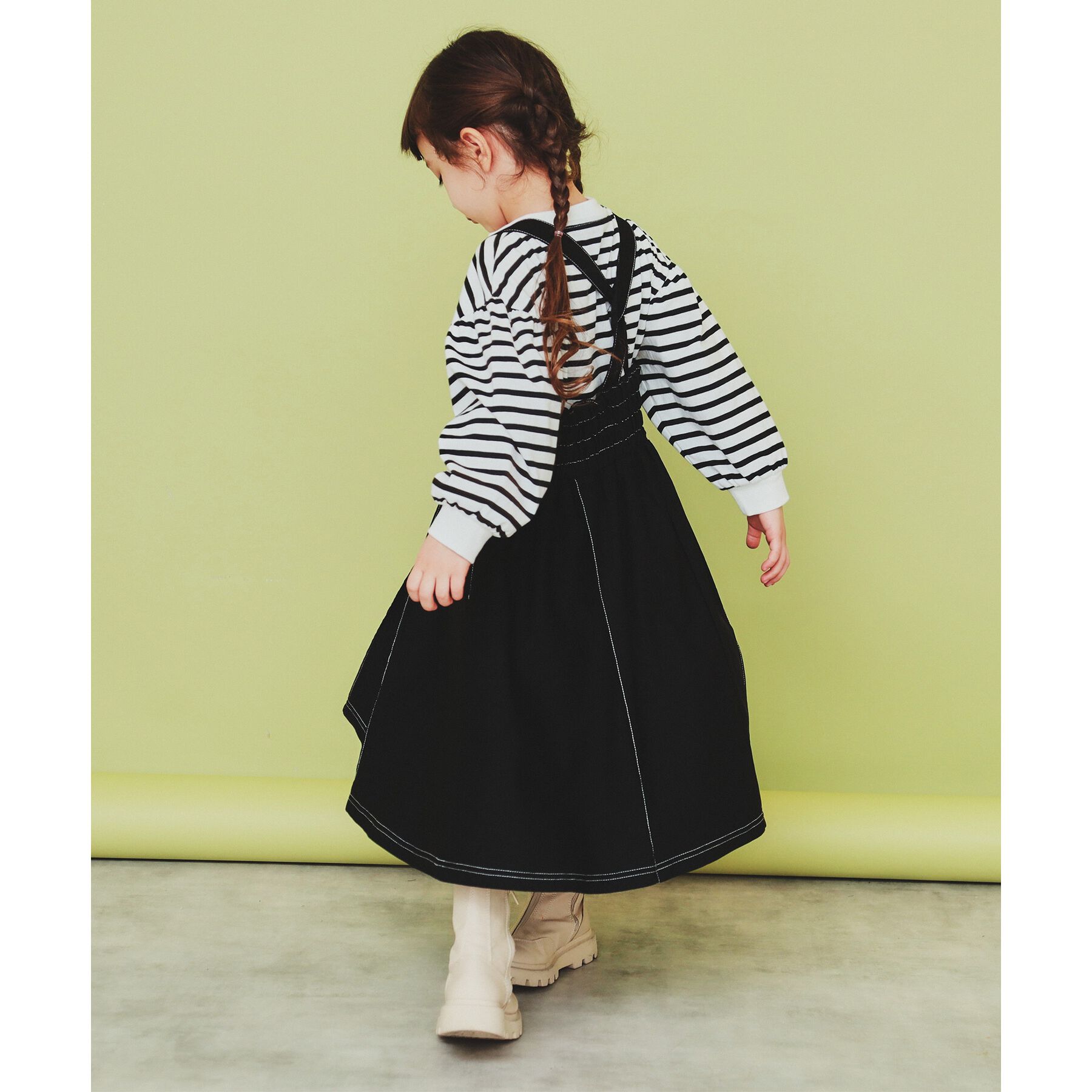 THE SHOP TK「【110－150】タックジャンスカ/ママとおそろい・洗濯機OK」|ワンピース|