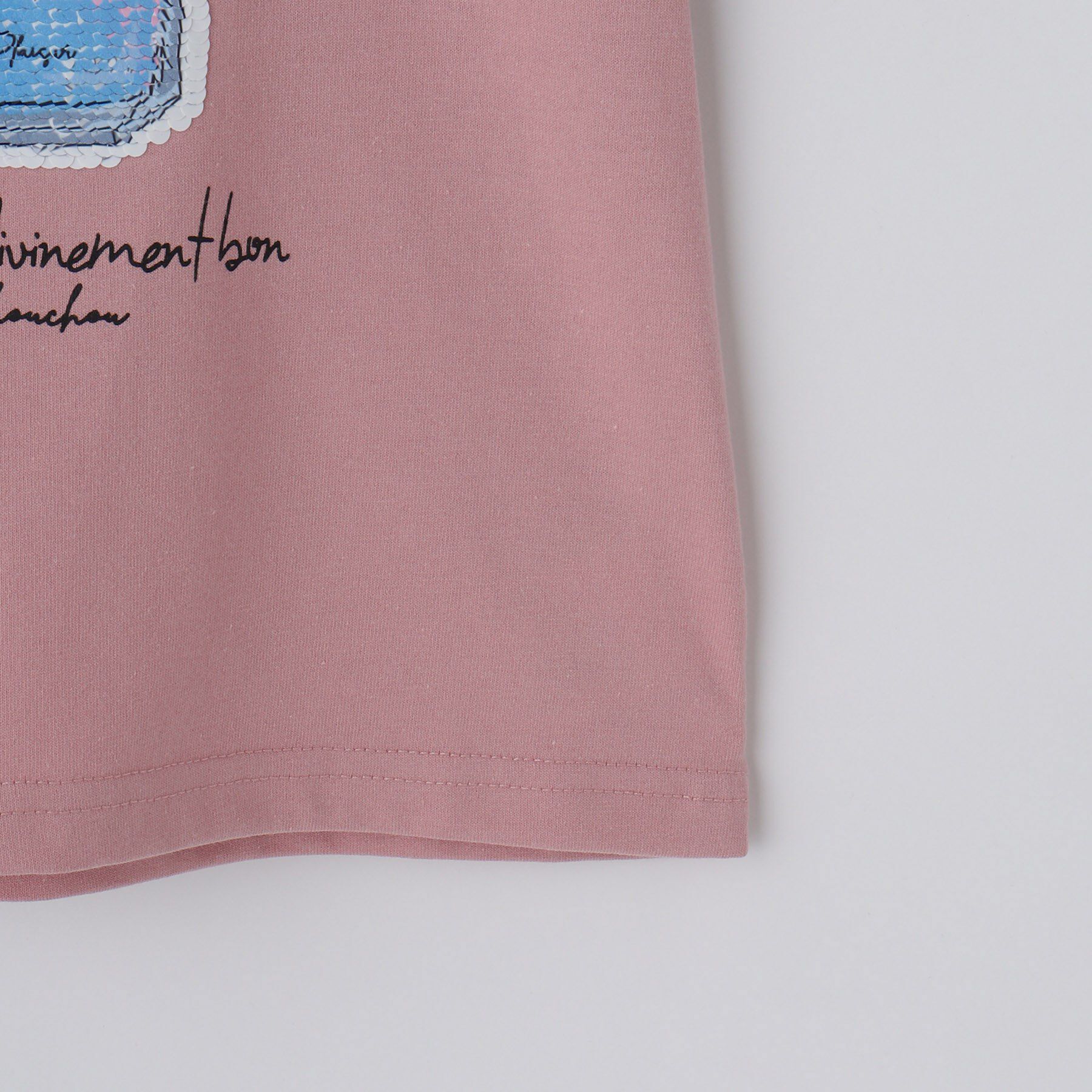 THE SHOP TK「【110－150】色が変わる！スパンコール半袖Tシャツ/洗える」|Tシャツ・カットソー|