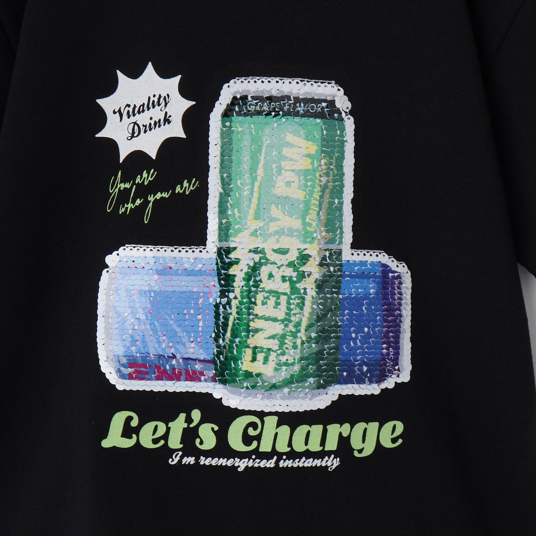 THE SHOP TK「【110－150】色が変わる！スパンコール半袖Tシャツ/洗える」|Tシャツ・カットソー|