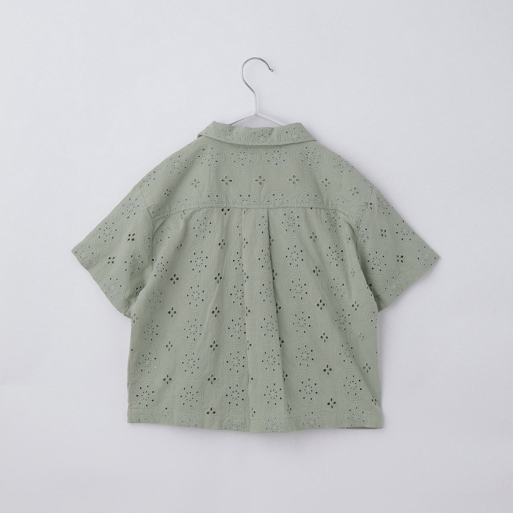 THE SHOP TK「【120-150】刺繍オープンカラーシャツSS」|シャツ・ブラウス|