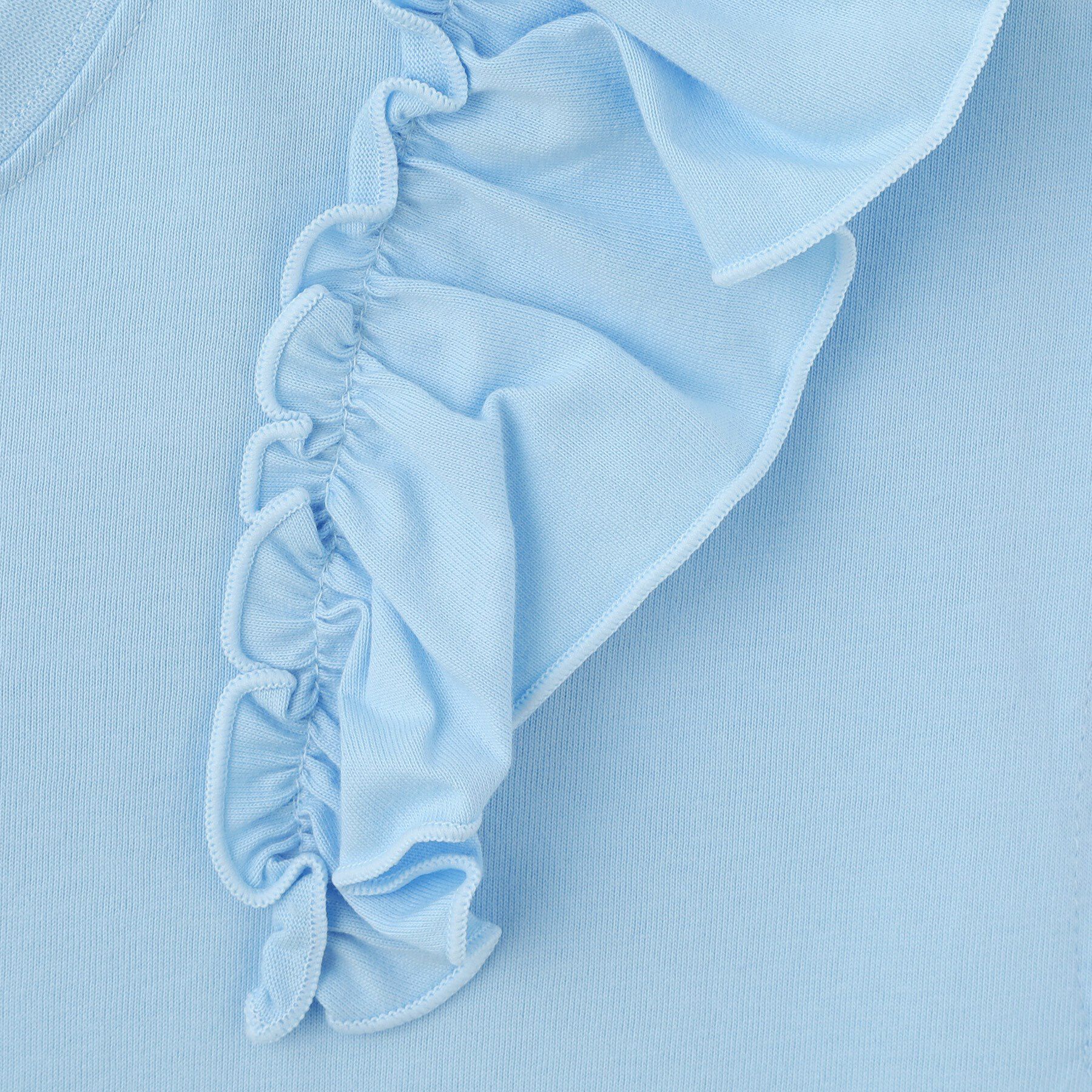 THE SHOP TK「【110ー160】コットン肩フリルTシャツ」|Tシャツ・カットソー|