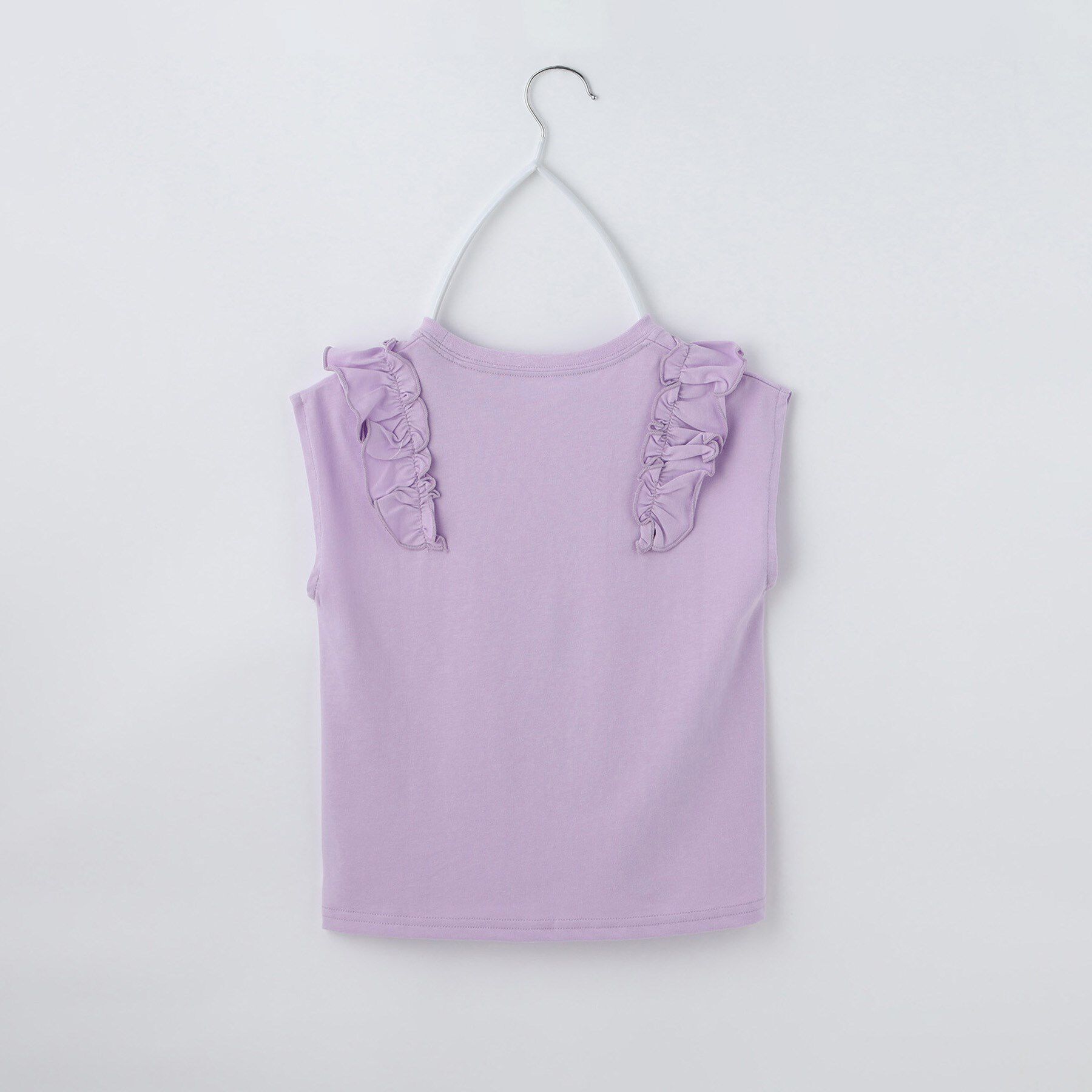 THE SHOP TK「【110ー160】コットン肩フリルTシャツ」|Tシャツ・カットソー|