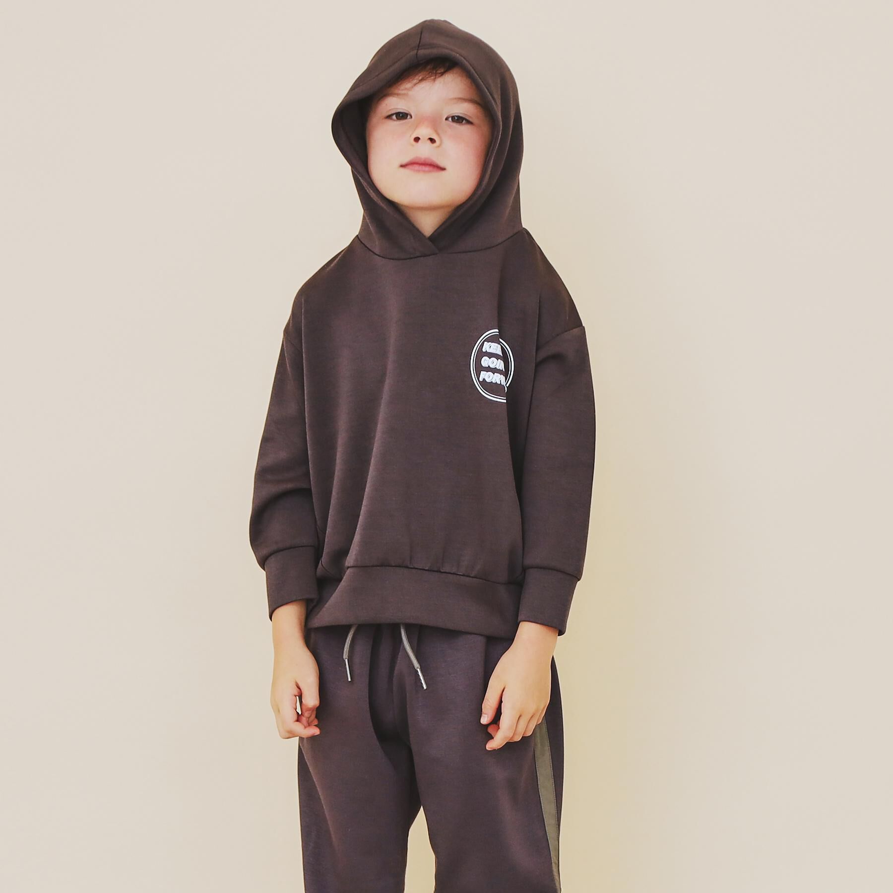 THE SHOP TK「【110－160】ダンボールプルパーカ/セットアップ可」|パーカー|