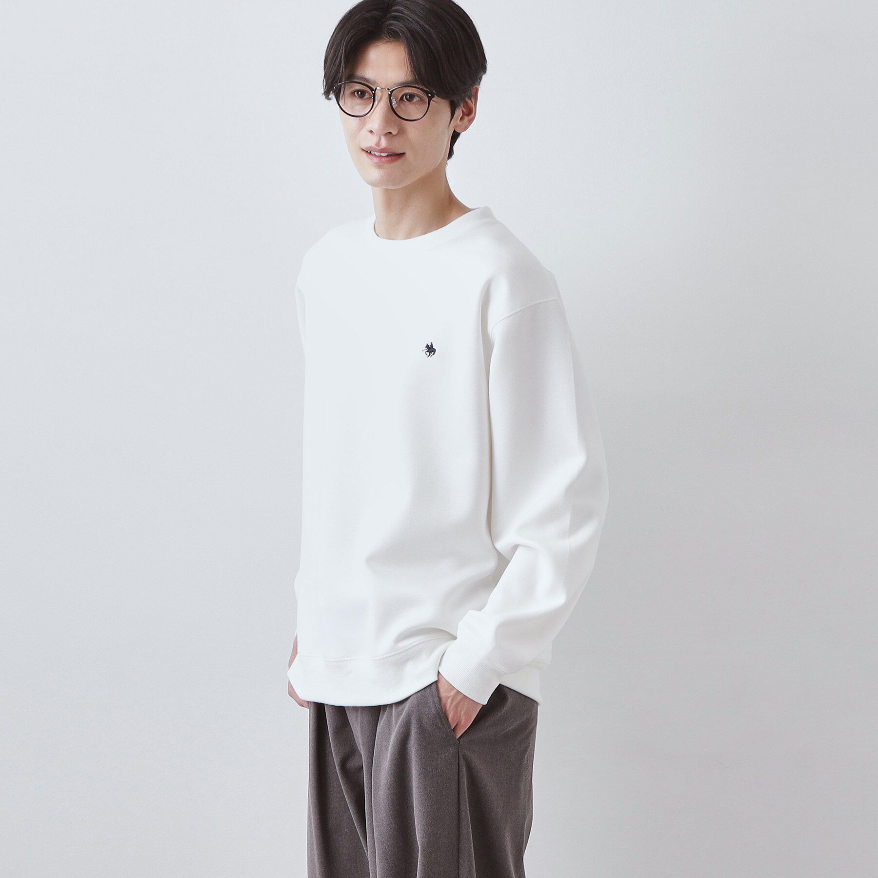 THE SHOP TK「POLO BCS ダンボールスウェット」|パーカー|