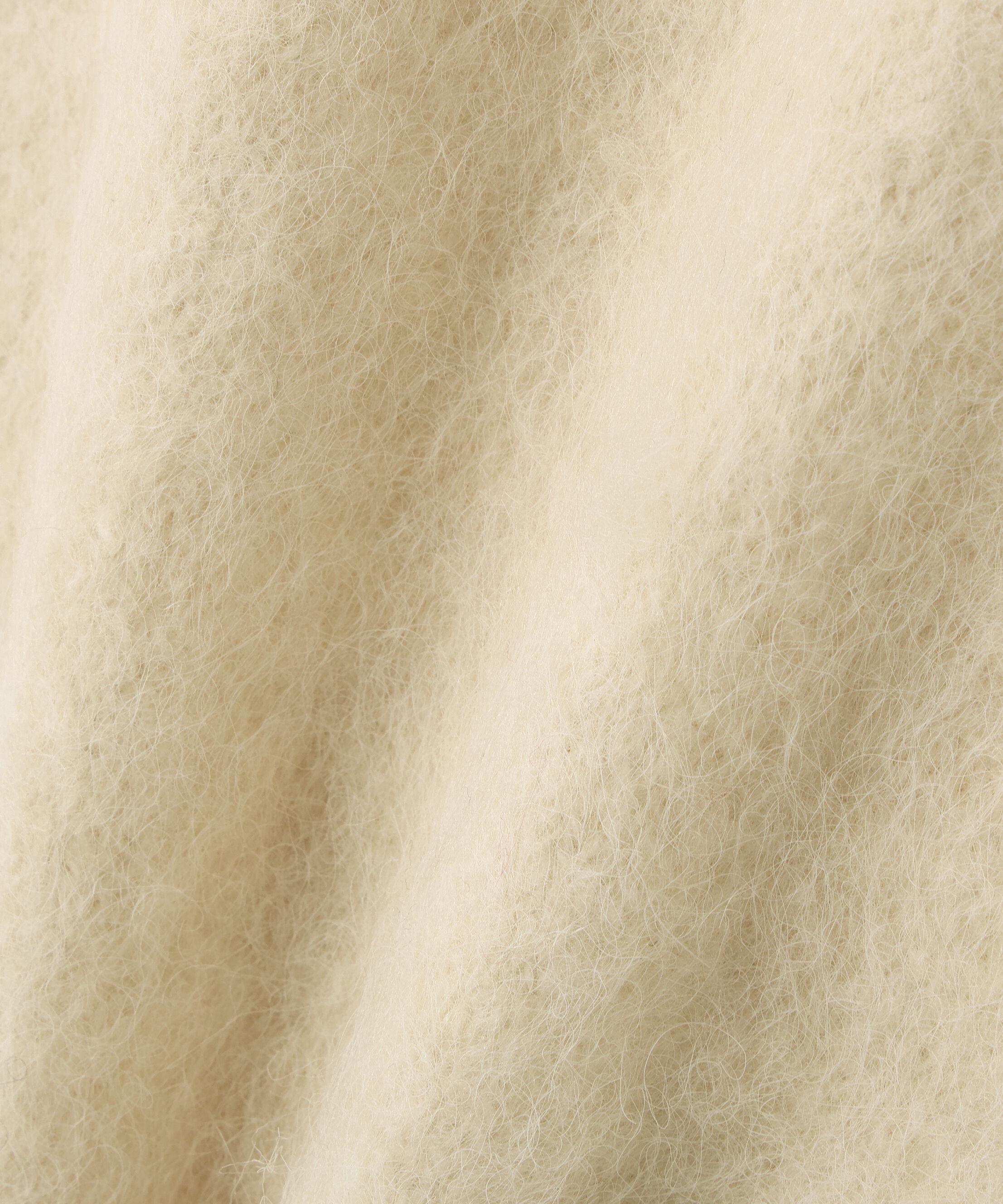  「ヘアリーVネックベスト」|ニット・セーター|